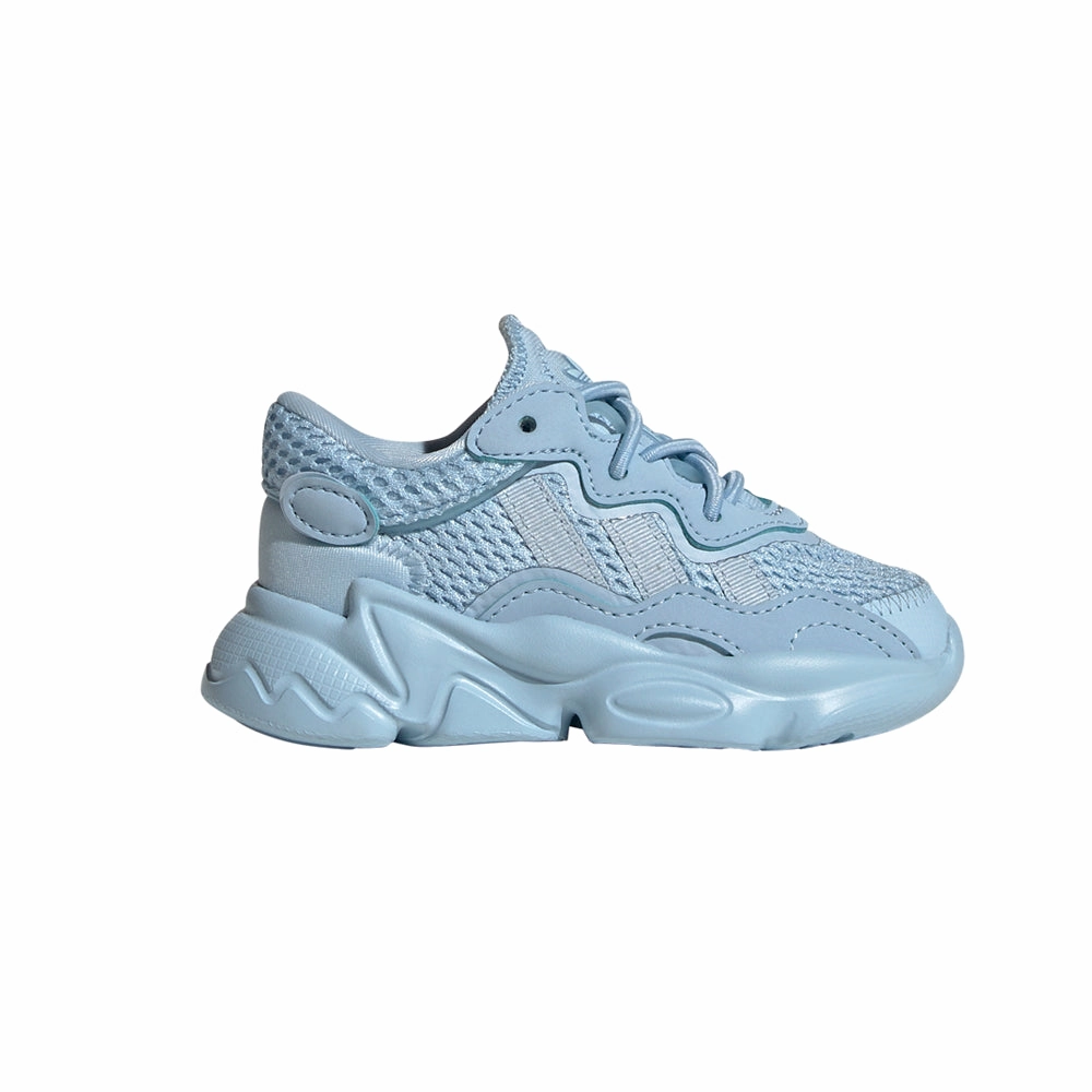 Ozweego El Lace Up Sneakers (Infant-Toddler) Adidas Shoe Strings