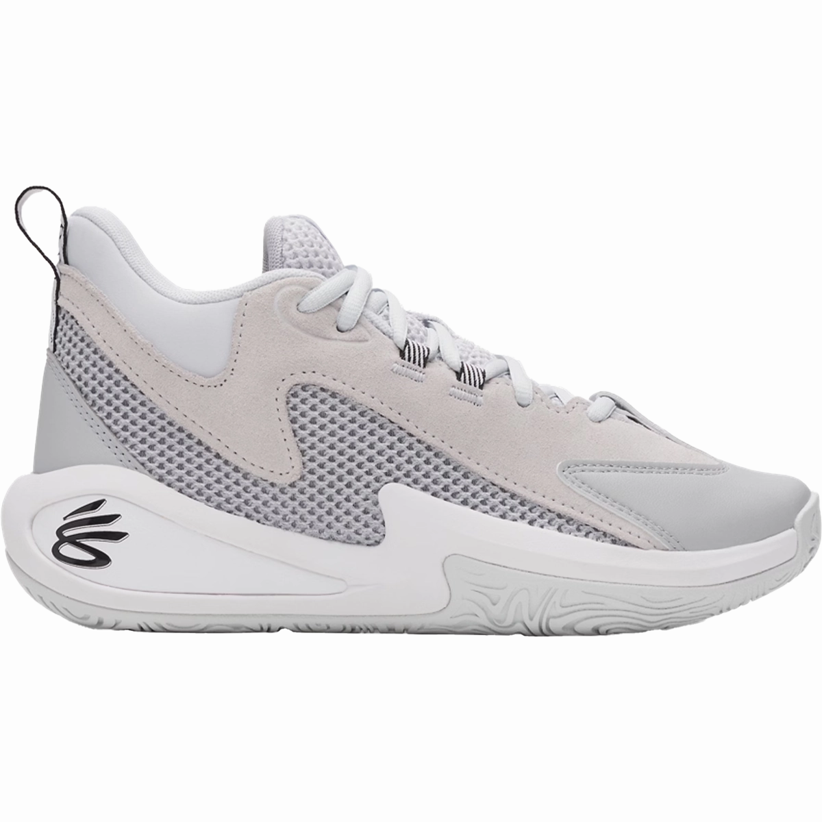 Youth Curry 3Z 25 SDE Grade School Basketball Shoes All White