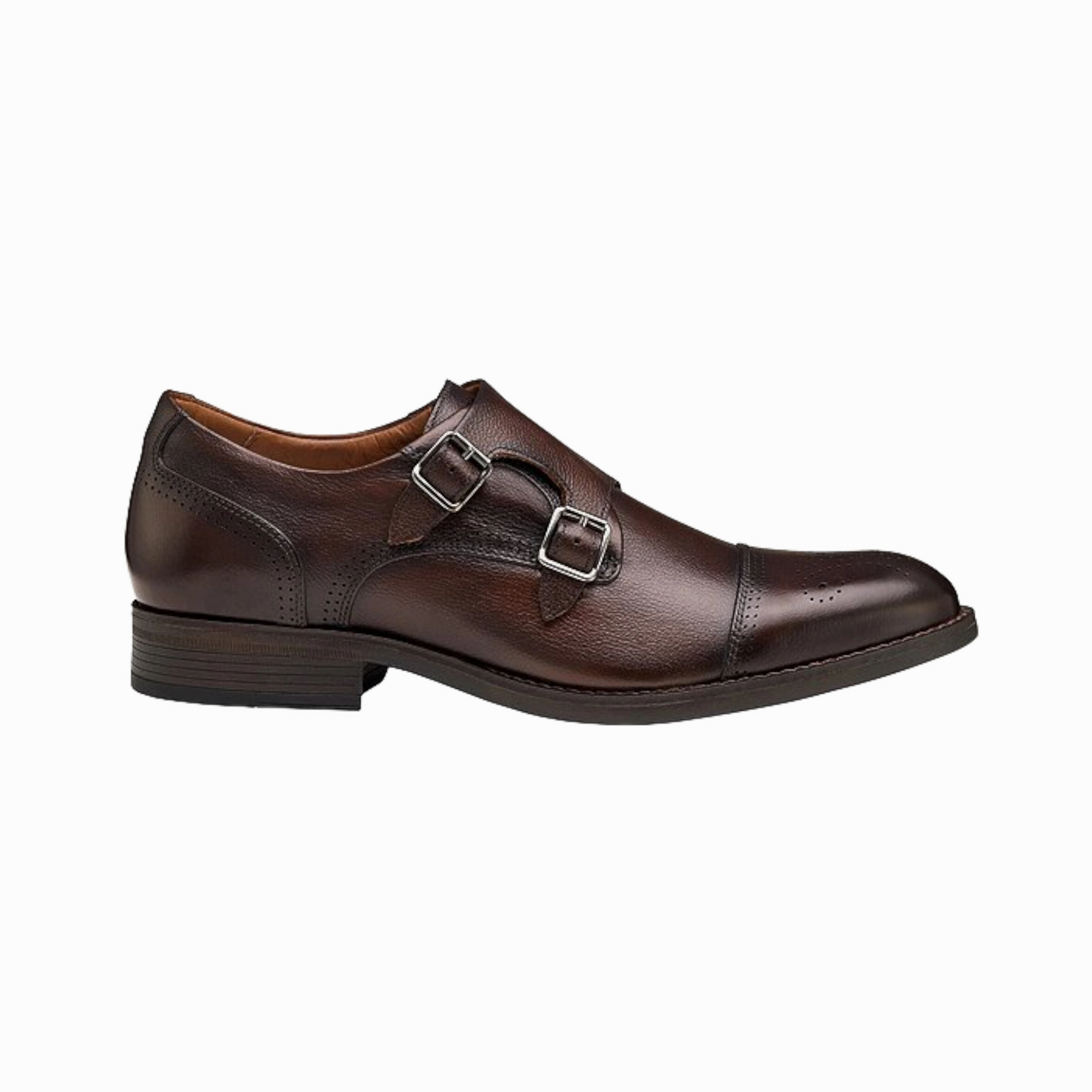 Wide Feet Dress Shoes Hawthorn Monk Double Buckle