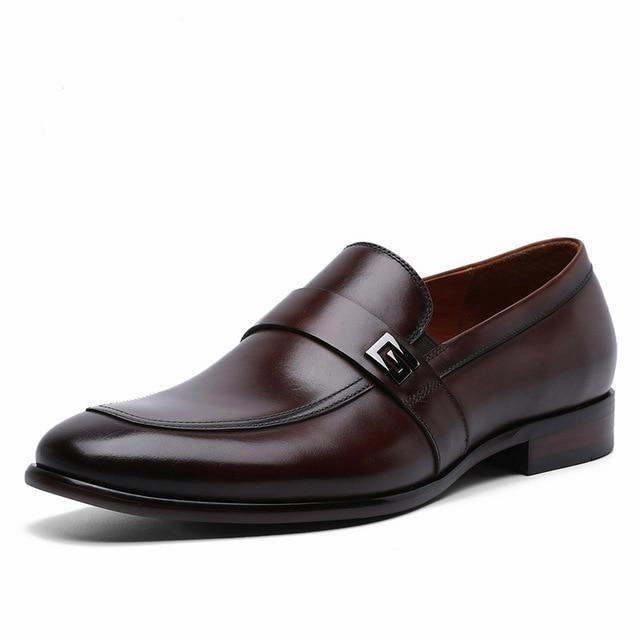 West Louis Formal Elegant Genuine Leather Shoes With Decorative Best Shoes Wear Sweater Dresses