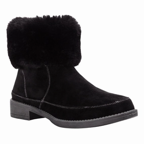 Rudyard Kipling Poem Boots Propet Tabitha Faux Fur Ankle Black Boot (Women's)