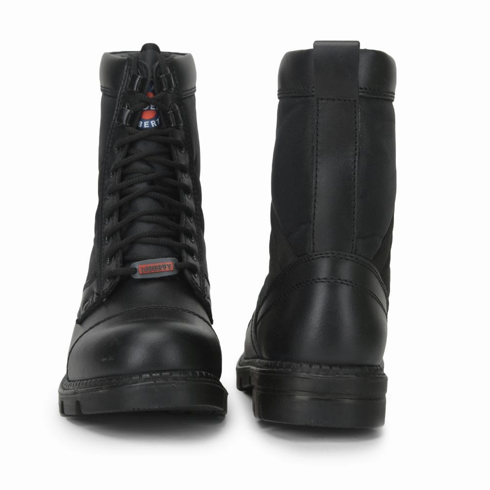 Gliders (Black) Casual Lace Up Shoes For Men PARABOOT By Liberty Boots And Snow