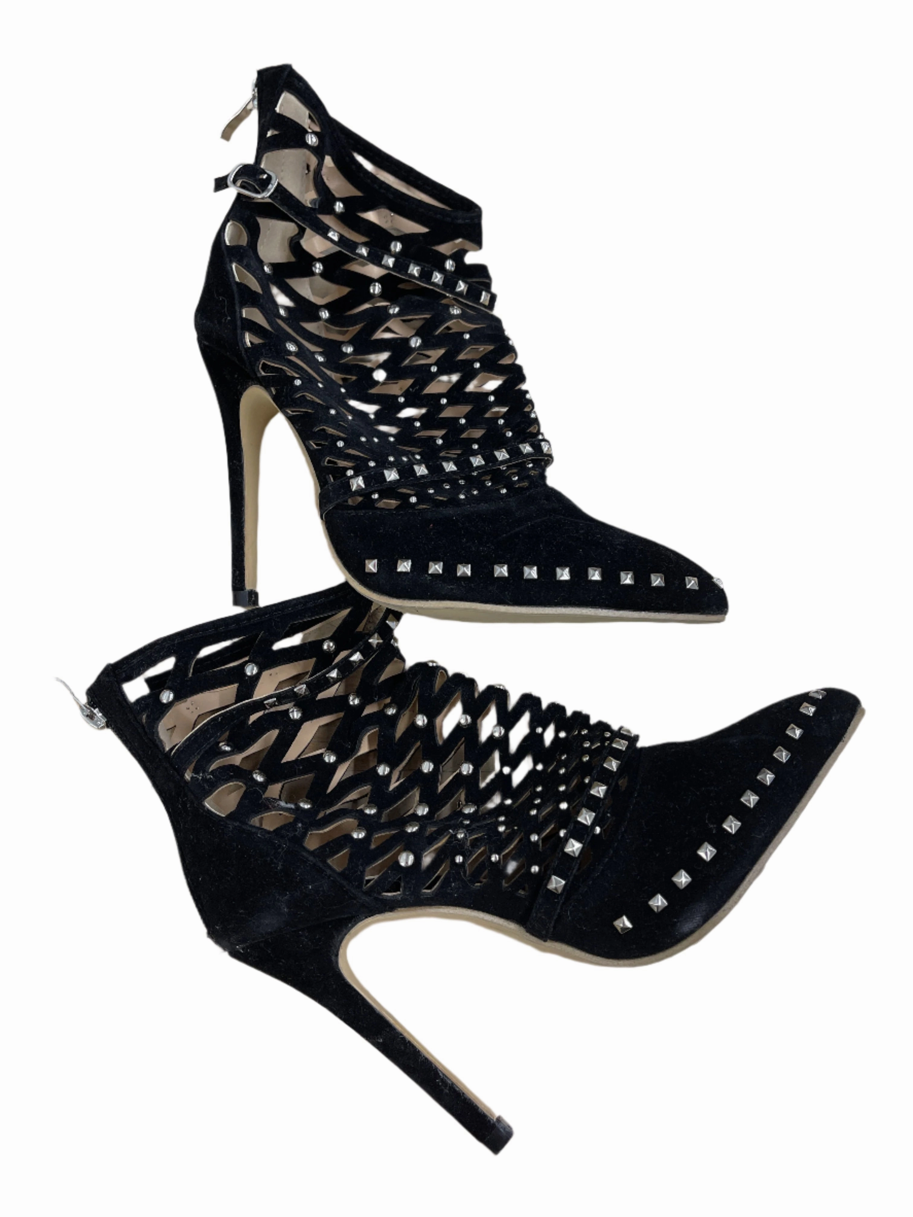 Square Toe Lace Up Boots Womens Di Ji Girl's Dress Boots, Size 39