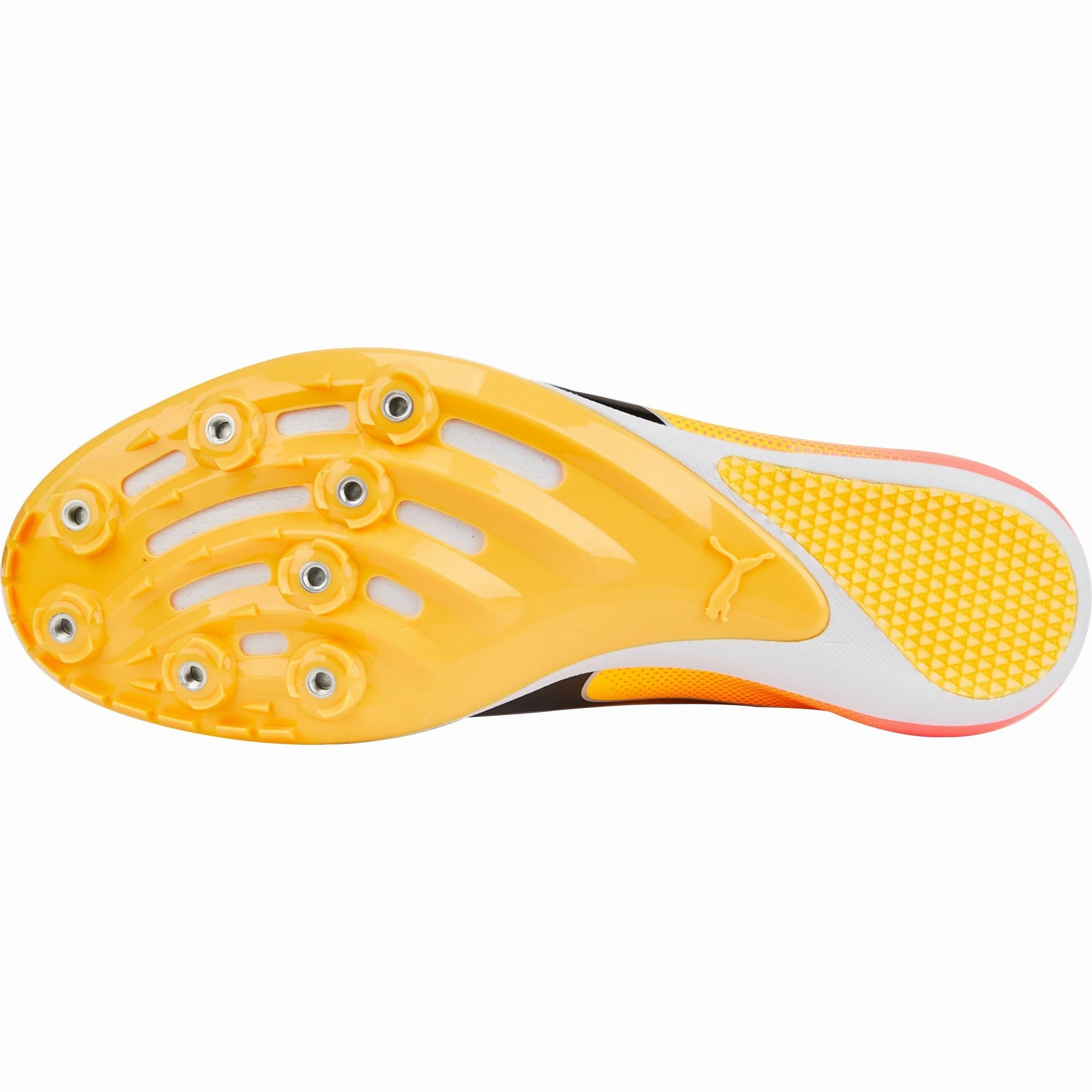 Puma evoSpeed Sprint 14 Running Spikes - Orange Puma Shoes With Lace