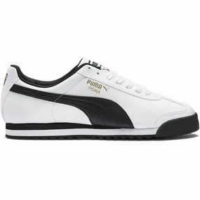 Puma Ortholite Shoes Puma Men's Roma Basic Shoes - White / Black