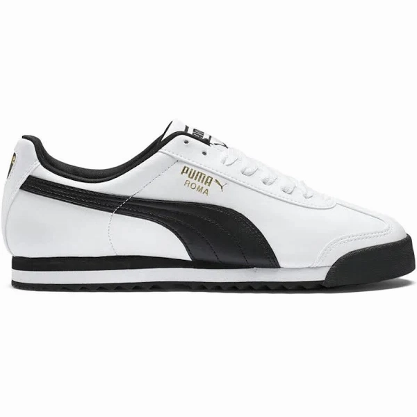 Puma American Flag Golf Shoes Gary Woodland Puma Men's Roma Basic Shoes - White / Black