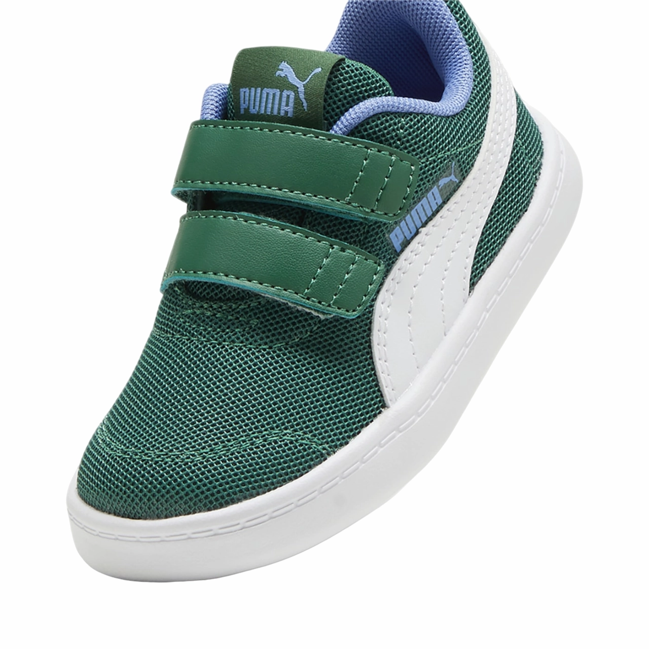 Slip On Sneakers Wide Width Puma scarpa da ginnastica con strappo da bambino Courtflex v2 Mesh V 371759 18 verde vite