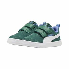 Puma scarpa da ginnastica con strappo da bambino Courtflex v2 Mesh V 371759 18 verde vite Alohas Sneakers Reddit
