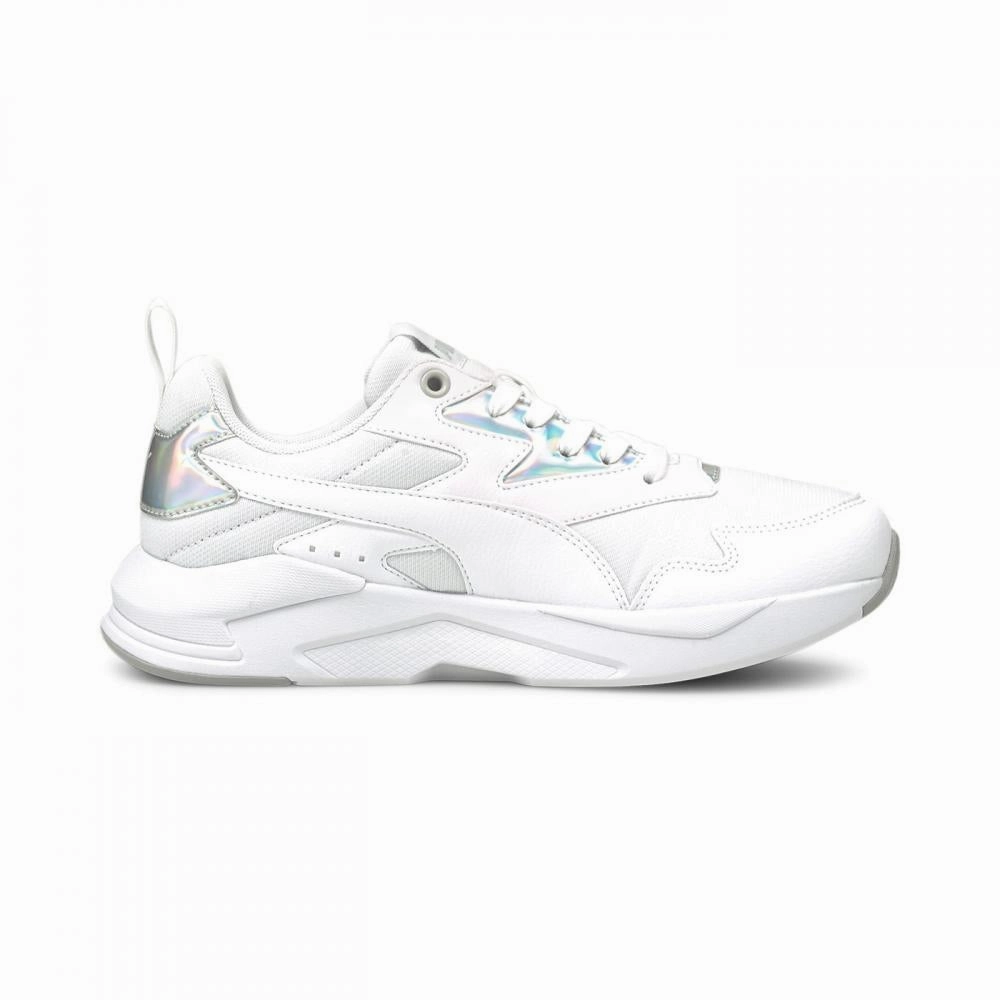 Puma scarpa sneakers da donna X-Ray Lite Metallic 368858 03 bianco-argento Best Ankle Support Sneakers