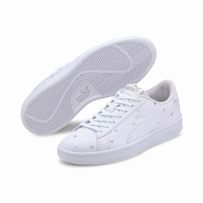 Non Slip Work Sneakers Puma scarpa sneakers da ragazza Smash v2 L Studs V 374843 02 bianco