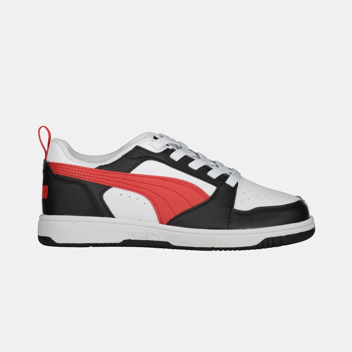 Puma Sneakers Shoes Puma scarpa sneakers da ragazzi Rebound v6 396742-04 bianco-rosso-nero