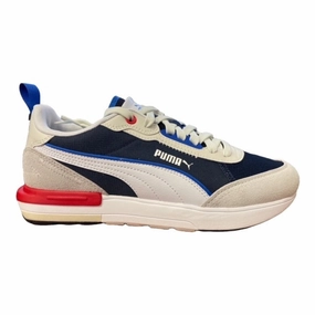 Sneakers Retro Puma scarpa sneakers da uomo R22 383492 05 blu-bianco