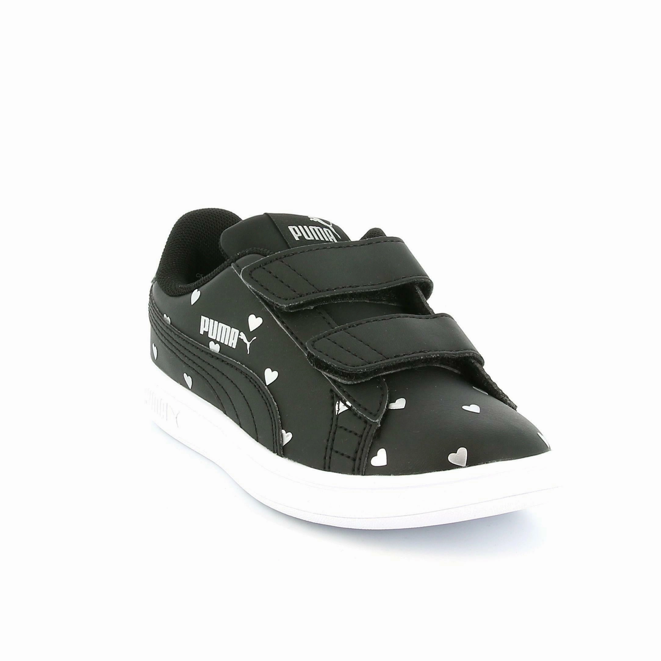 Jellypop Sneakers Puma sneakers da bambina con velcro Smash v2 L Studs V PS 374844 01 black