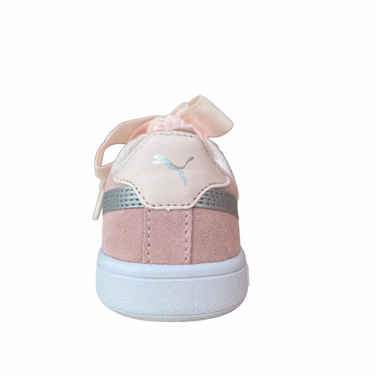 Human Sneakers Puma sneakers da bambina Smash V2 Ribbon AC PS 366004 02 pearl-silver