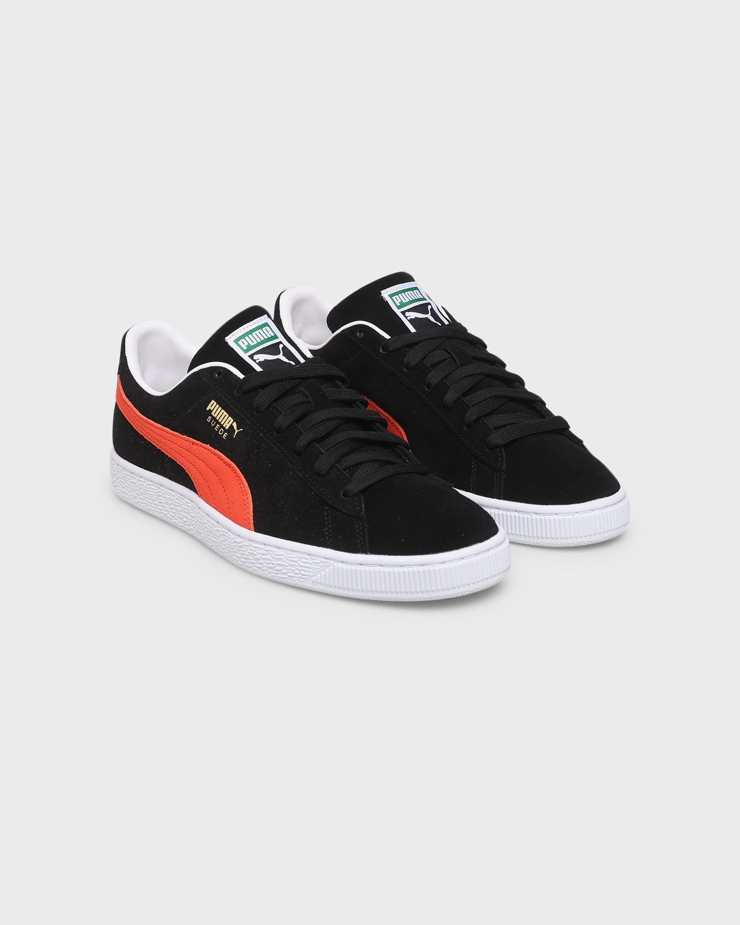 Puma Suede Classic XXI Black/Cherry Tomato Puma Shoes Speed Cat