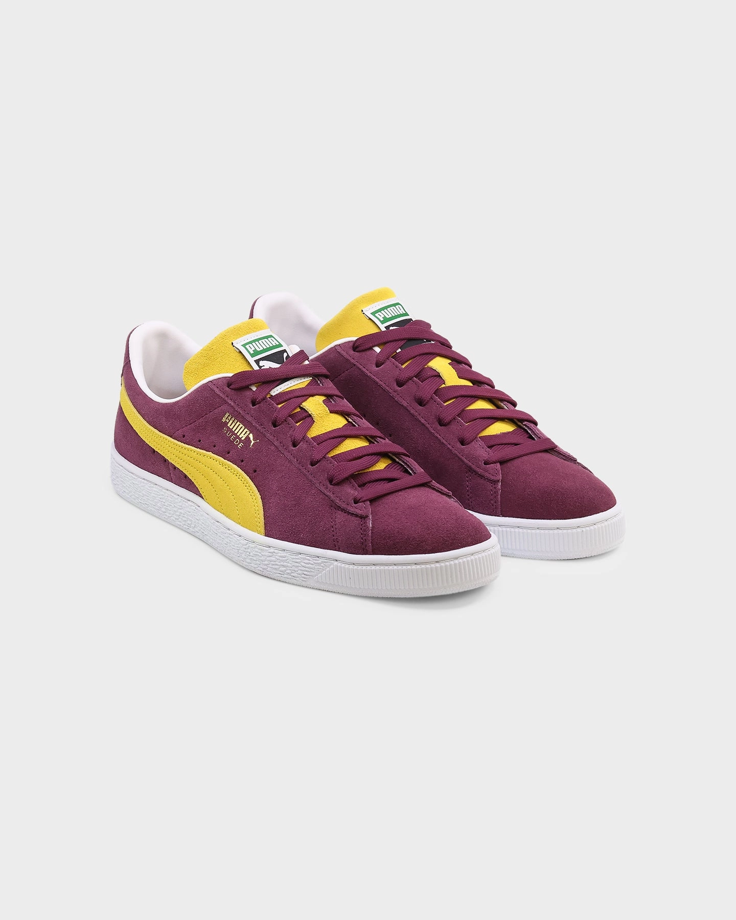 Puma Suede Classic Xxi Shoes Puma Suede Classic XXI Grape Wine/Dandelion
