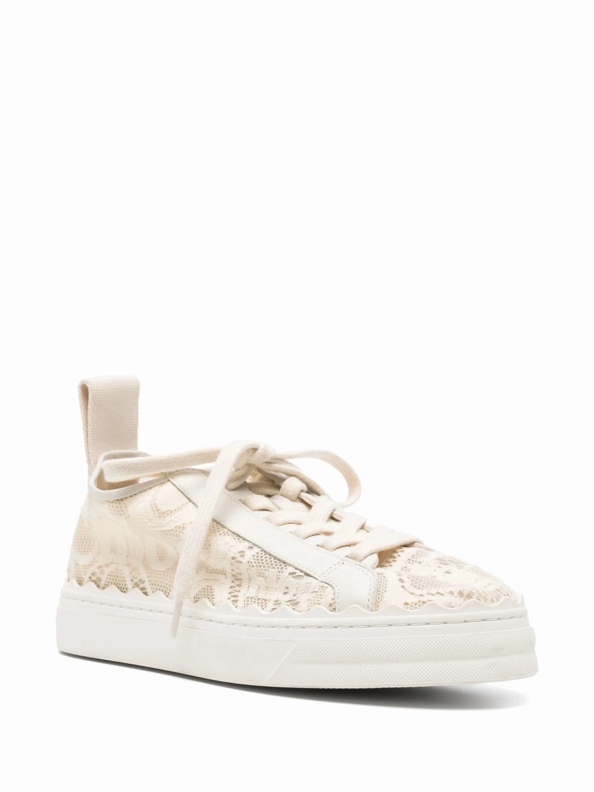 Lauren lace-detail sneakers