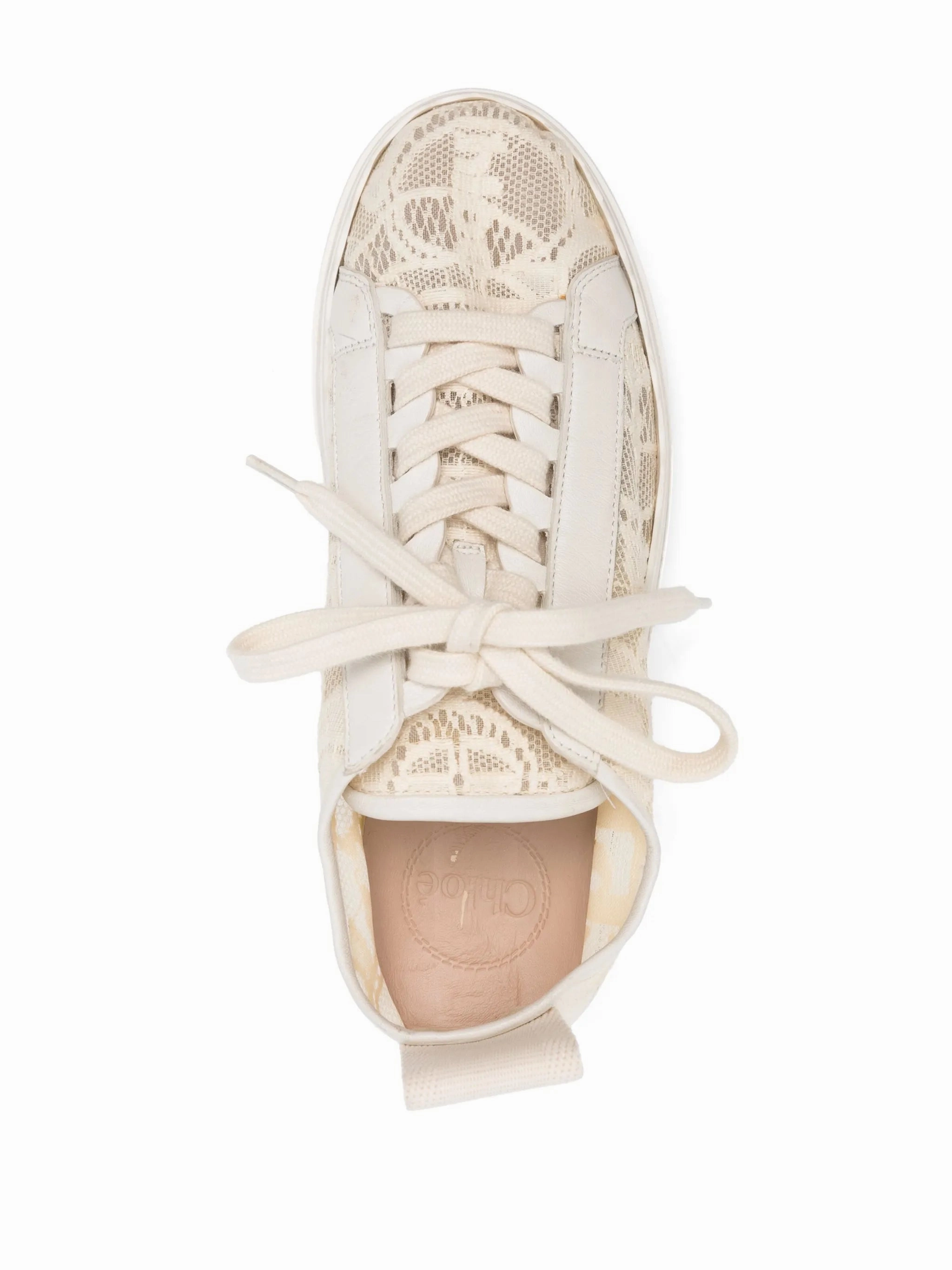 Lauren lace-detail sneakers
