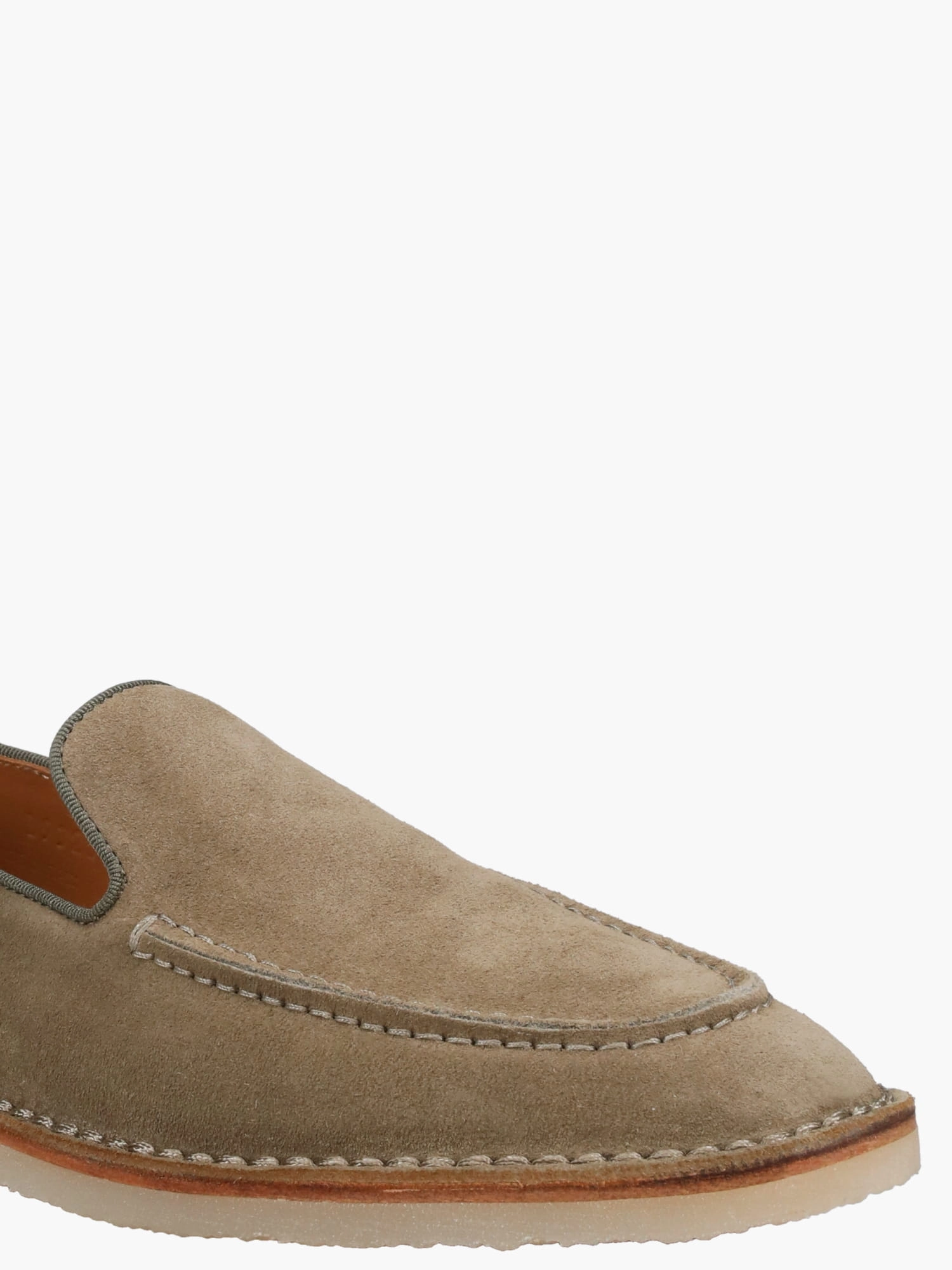 Argentario Loafer Lead Grey Suede Paolo Shoes Flats