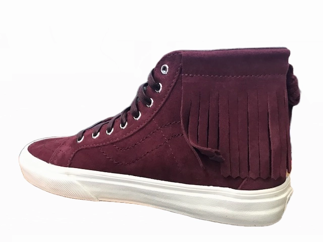 Vans SK8-Hi Moc Suede sacrpa sneakers alta in camoscio con le frange VN000315JU1 rort royale-blanc Hot Wheels Sneakers