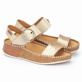 Amazon Skechers Sandals Pikolinos Marina Champagne Leather Sandal (Women's)