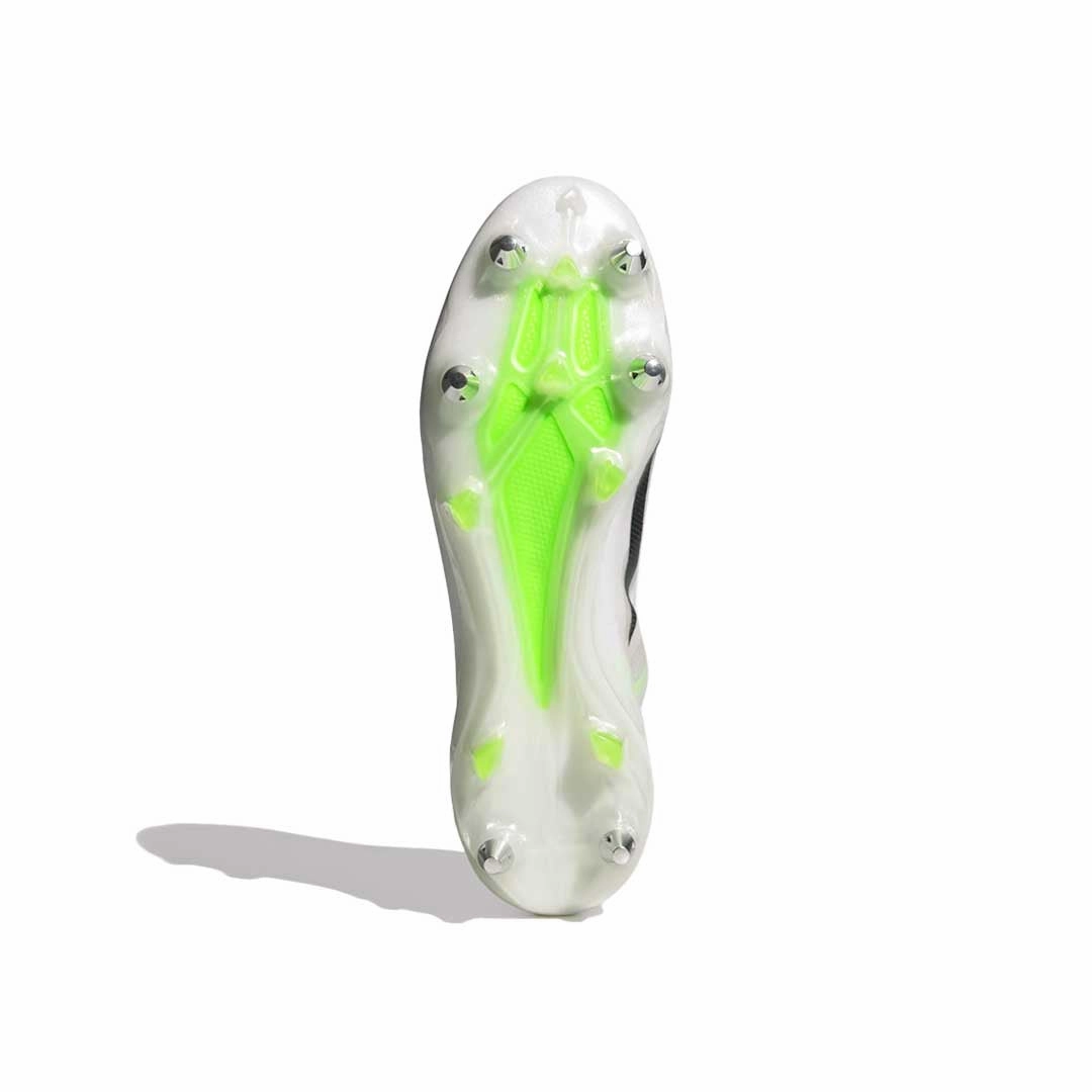 adidas - Unisex X Crazyfast  Soft Ground Soccer Cleats (IE4201) White Cleats Soccer