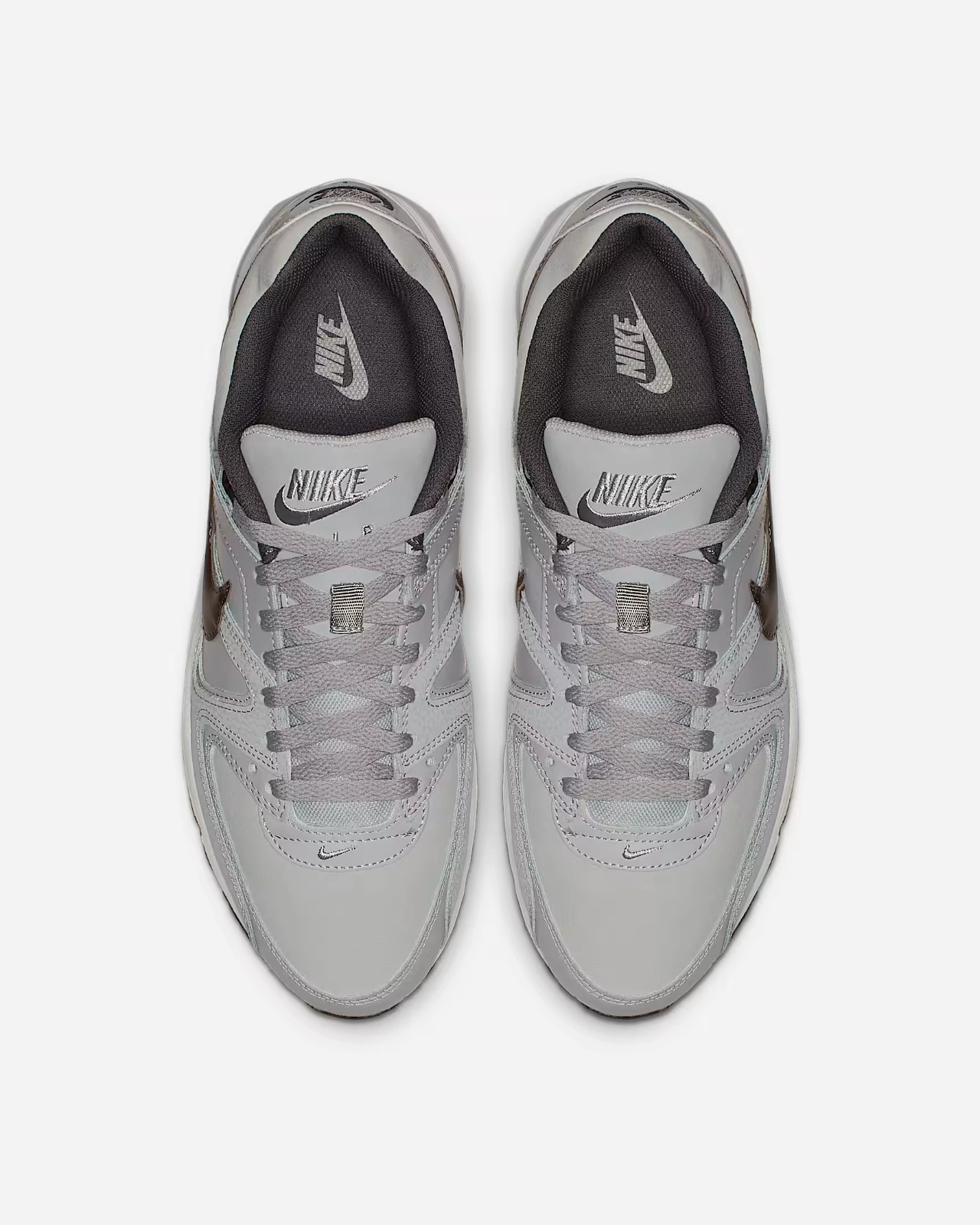 Make Own Nike Shoes Nike Air Max Command 749760-012 Sneaker Mens 7 Gray Leather Running Shoes GBNC46