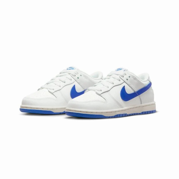 Sneakers With Ribbon Laces Nike scarpa sneakers da bambino Dunk Low DH9756 105 bianco-azzurro