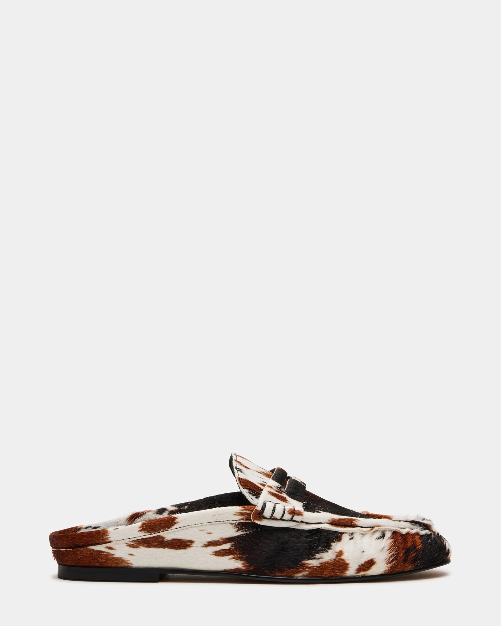 RAFE BROWN COW PRINT Red Loafers