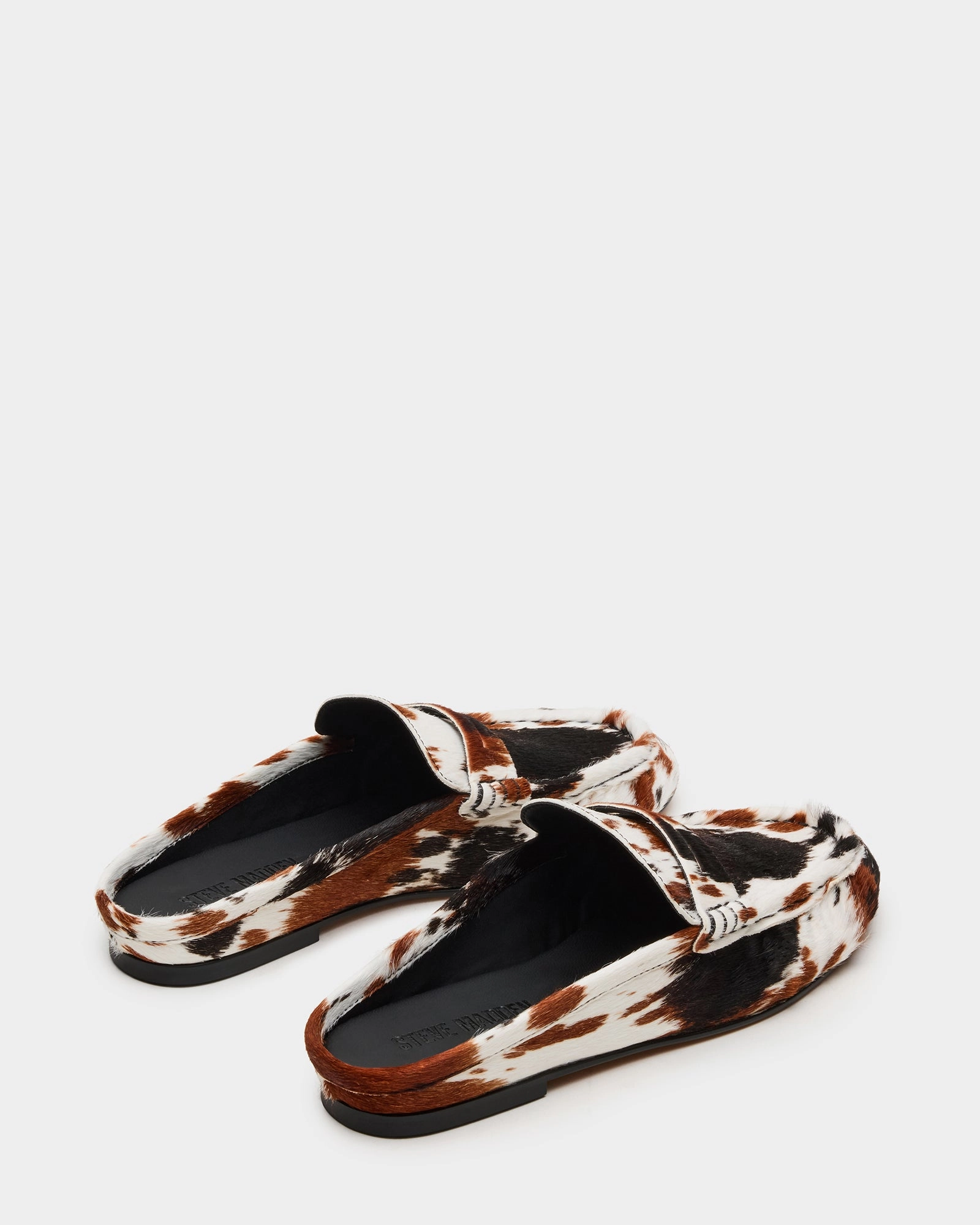 RAFE BROWN COW PRINT Chunky Chain Loafers