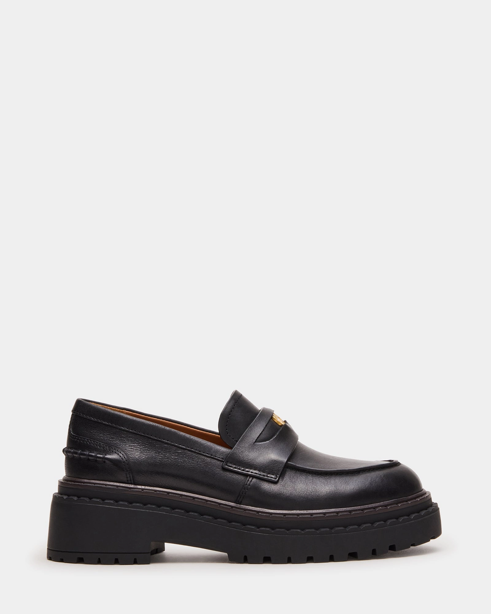 RAFTUS BLACK LEATHER Aesthetic Loafers