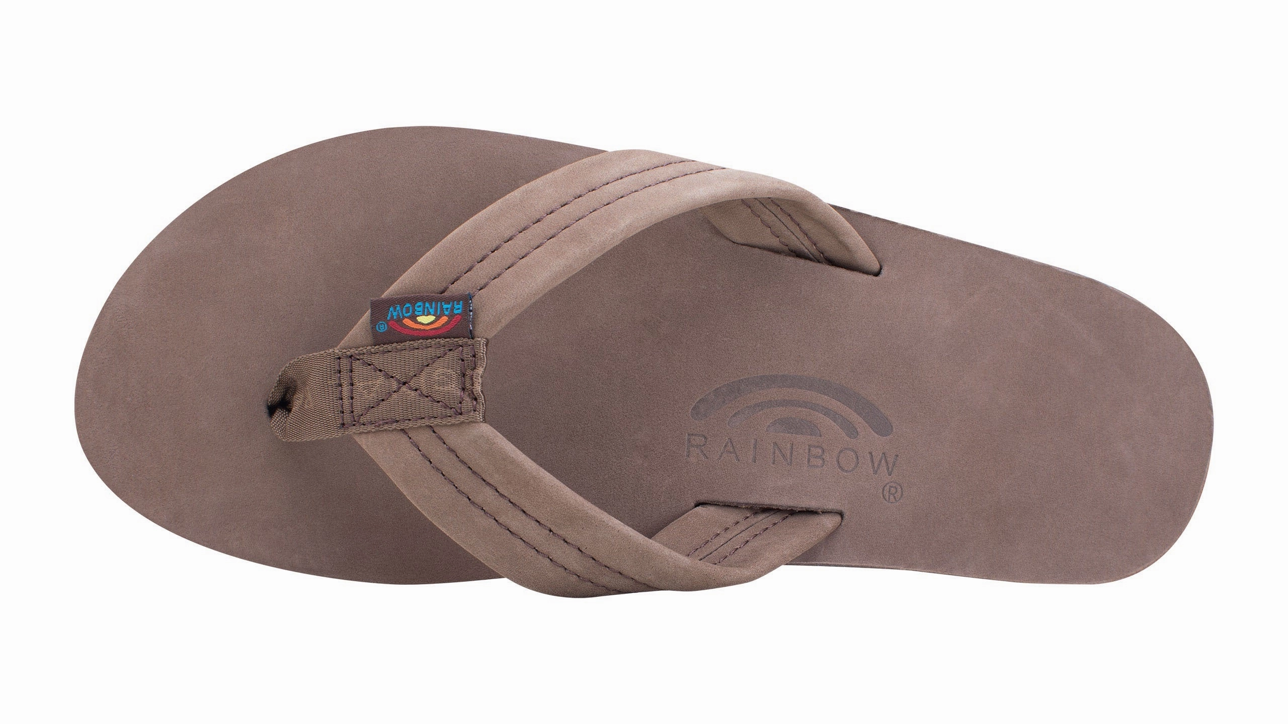 Rainbow Single Layer Leather Sandal-Expresso Diba True Sandals