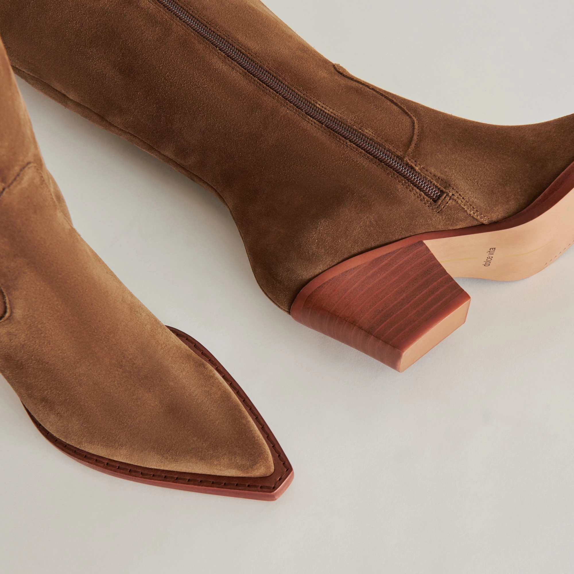 RAJ BOOTS BROWN SUEDE Baby Cowgirl Boots