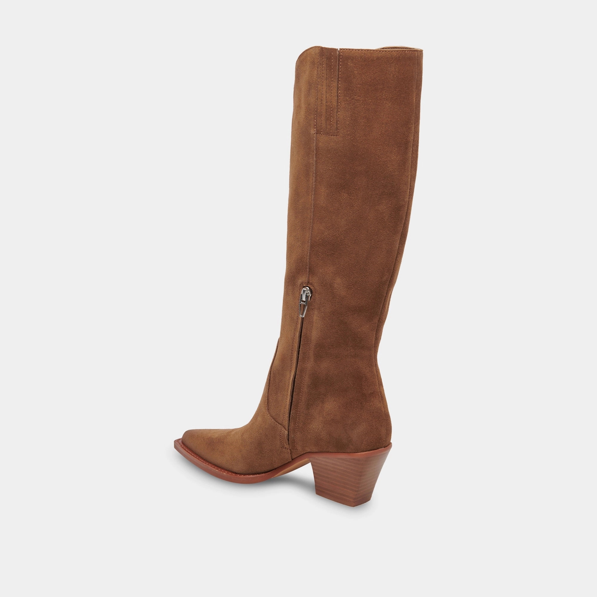Short Heel Boots RAJ BOOTS BROWN SUEDE