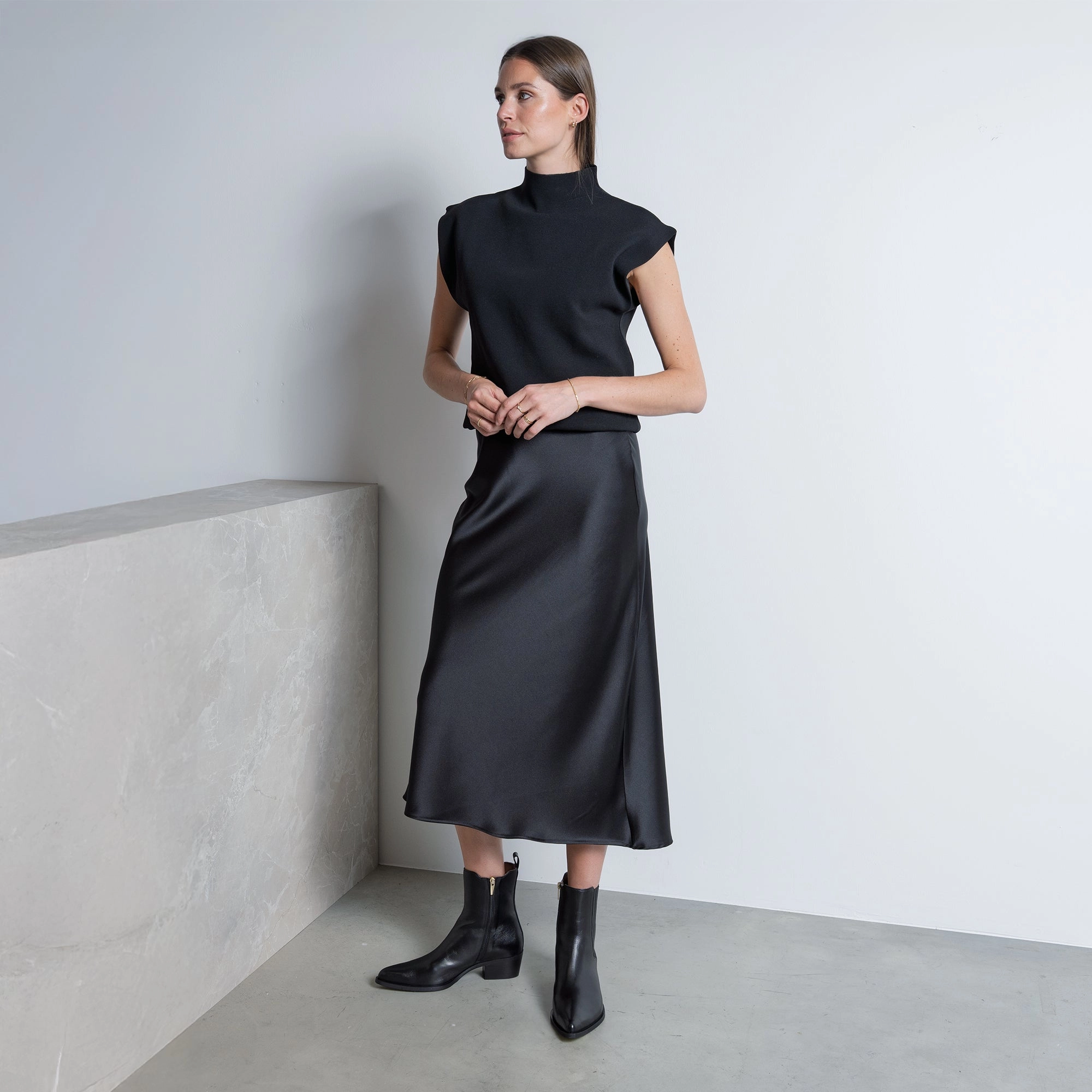 Vendme Amandine black calfskin leather boots Animal Print Ankle Boots