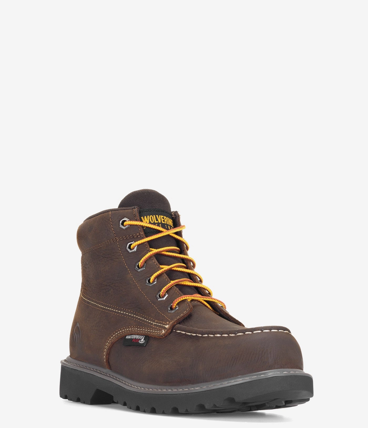 Wolverine Floorhand Moc-Toe 6" Steel Toe Waterproof Work Boot - Men Hey Dudes Boots