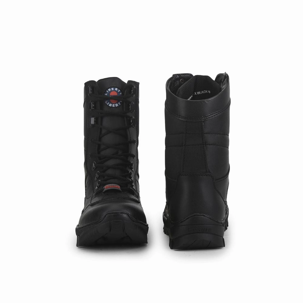 Resoling Boots Gliders (Black) Casual Lace Up Shoes For Men PARABOOT-X By Liberty