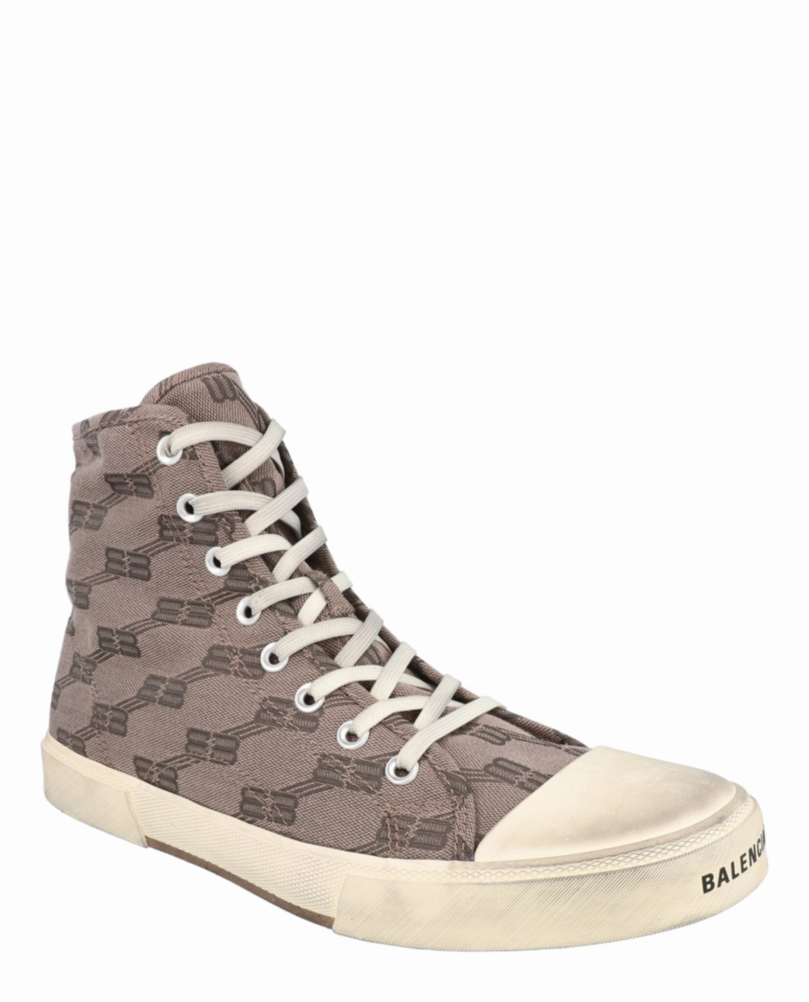 Balenciaga Paris Monogram High Top Sneakers Mens 688752W-3RQ1-2298 Flat Shoes Macy