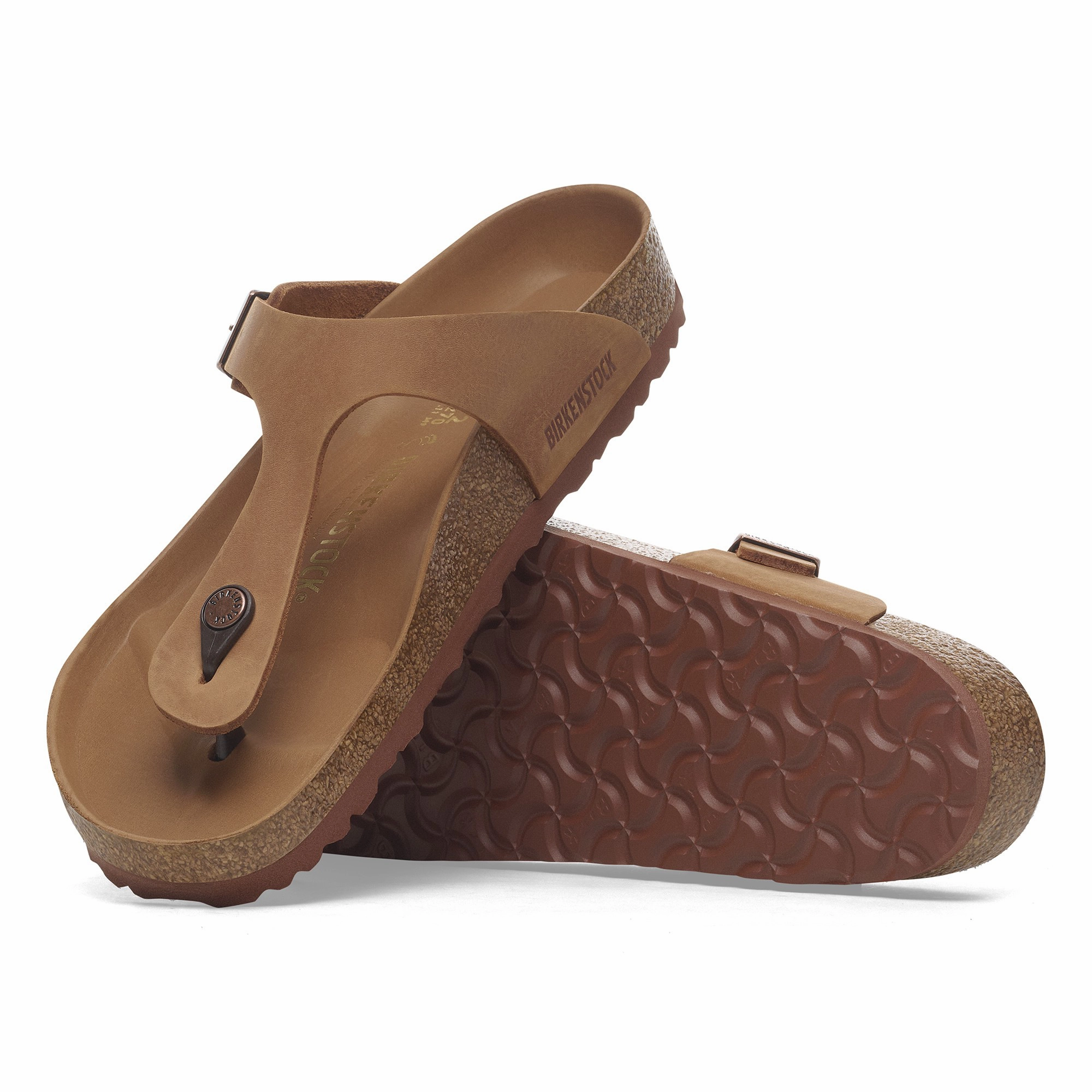 Low Heels Sandals Gizeh BS Natural Leather Oiled