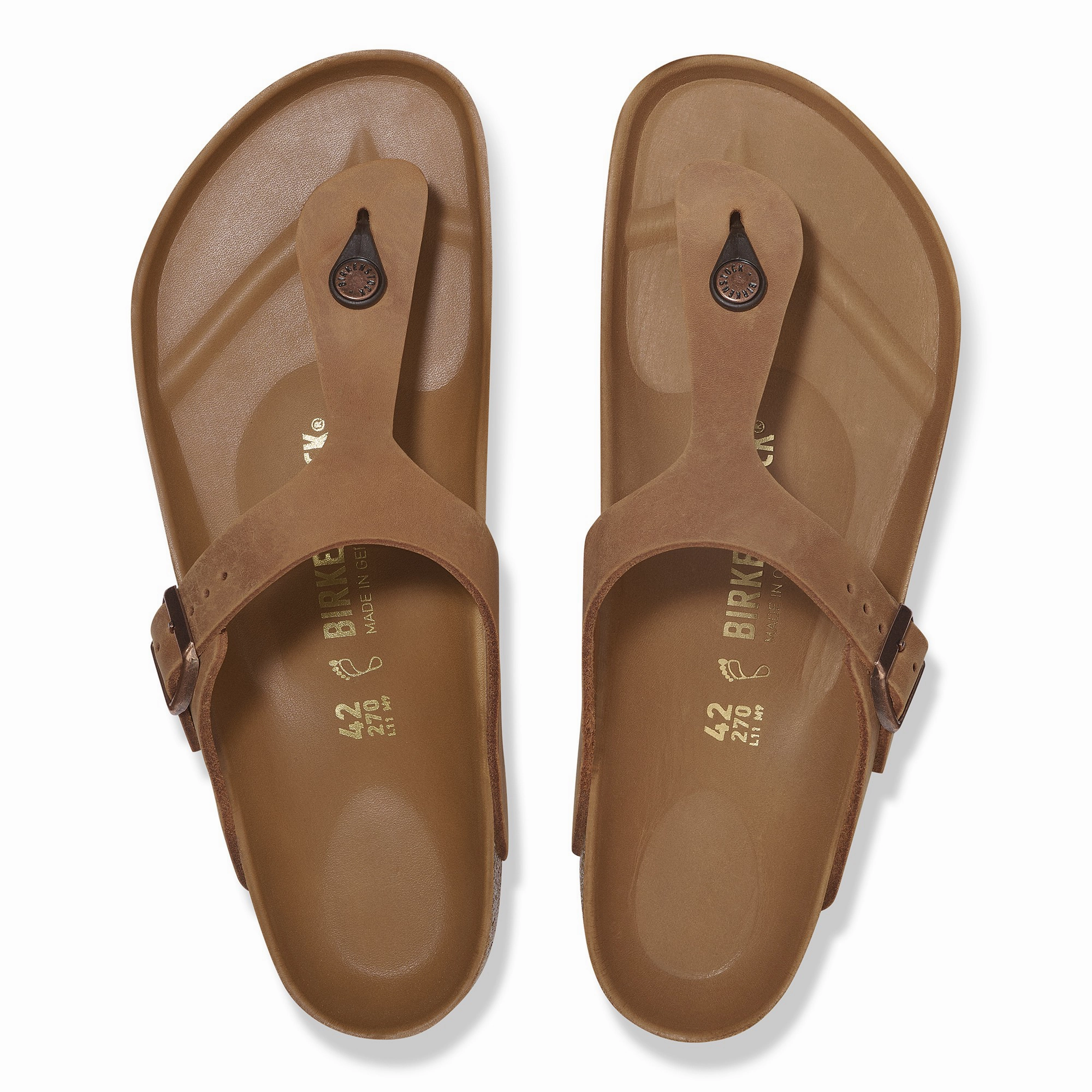 Gizeh BS Natural Leather Oiled Cheapest Sandals Resort