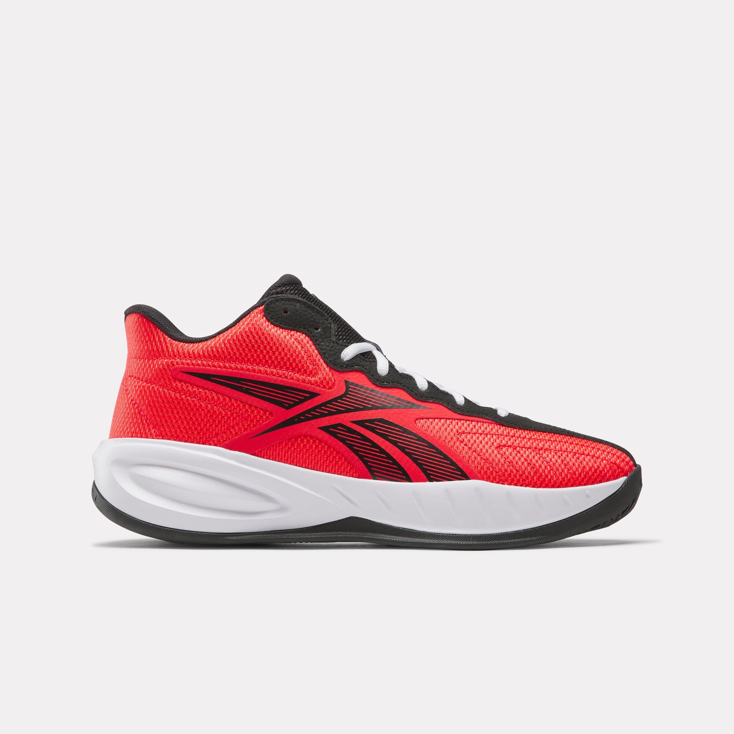 Reebok Press Energy Red/Black/White Bulls Basketball Shoes