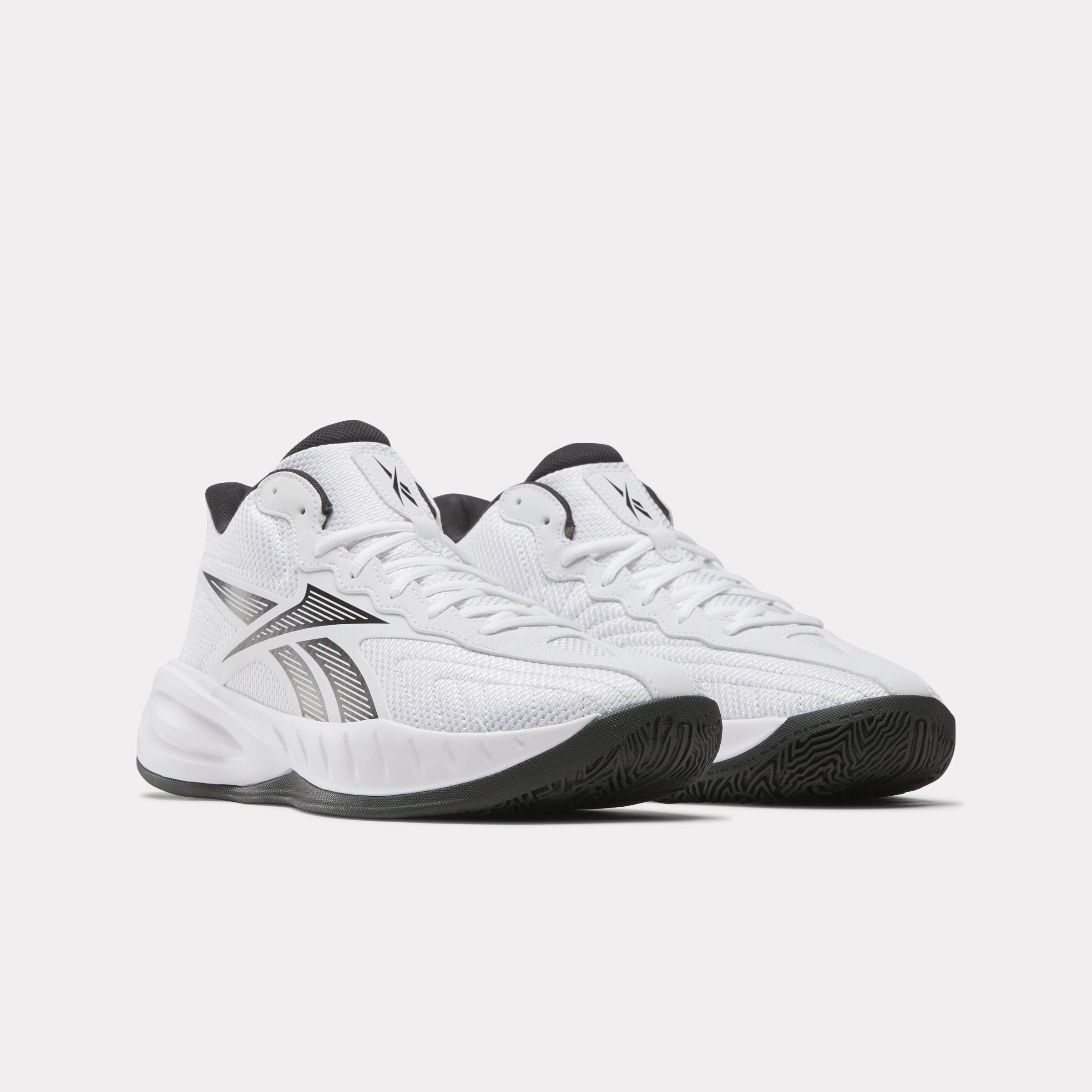 Predator Basketball Shoes Reebok Press White/Black/Grey