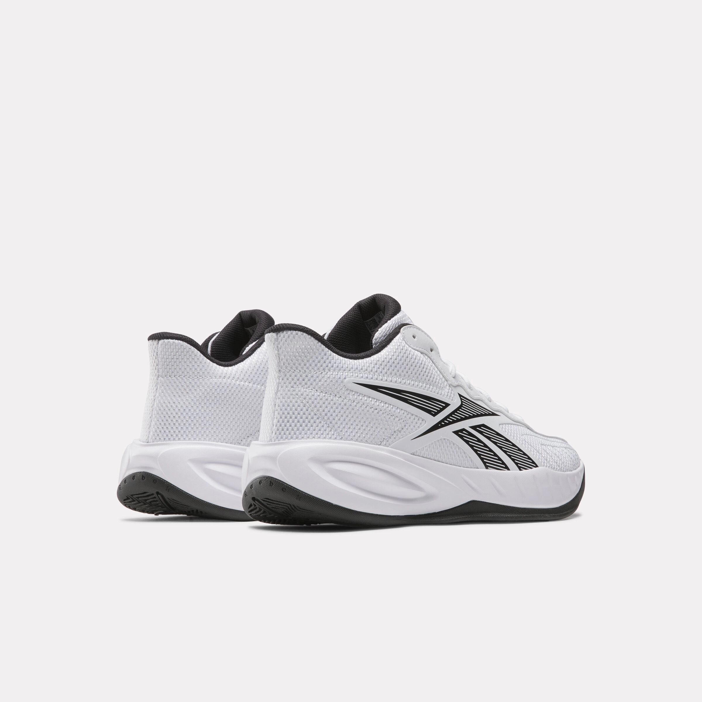 Reebok Press White/Black/Grey 2000's Basketball Shoes