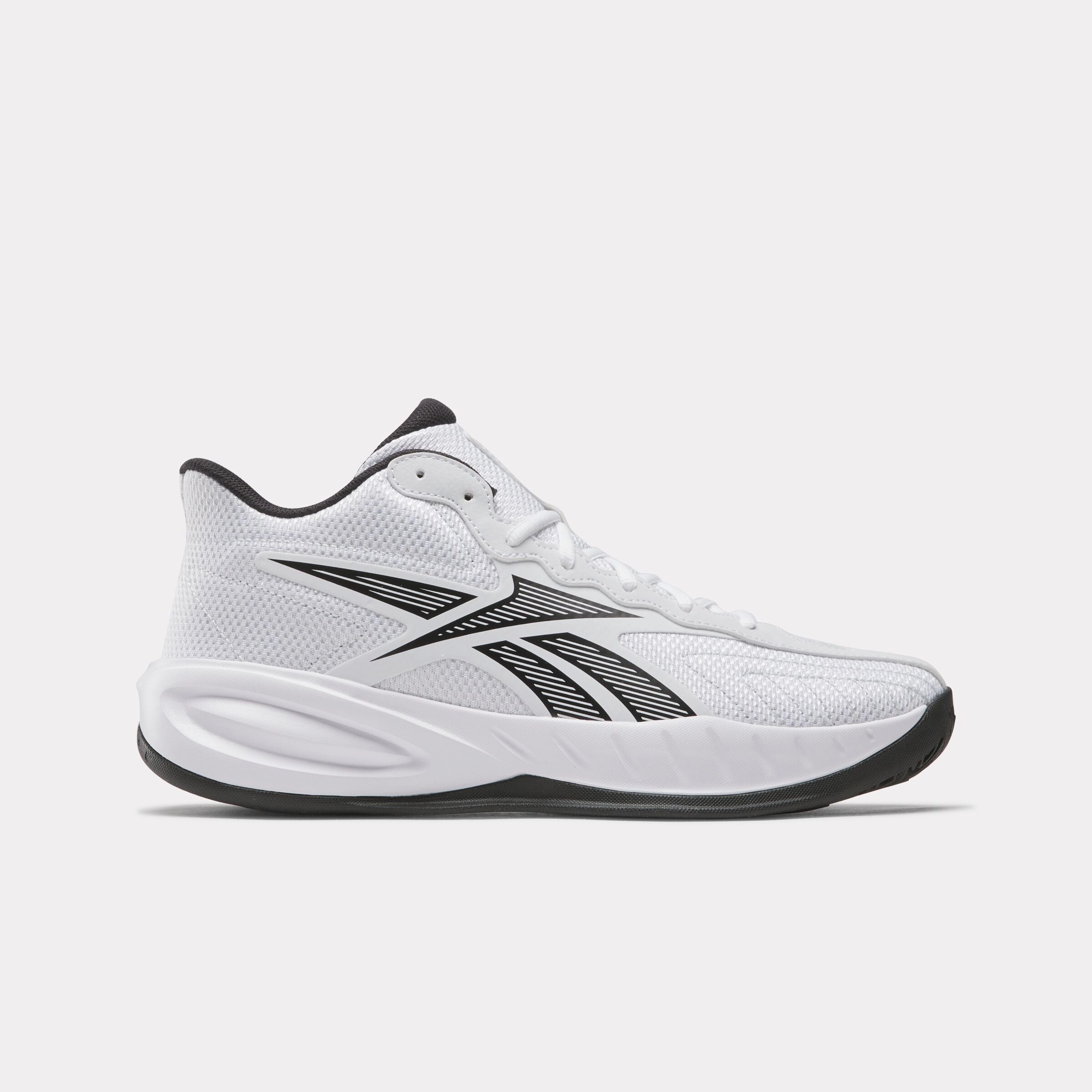Electronic Basketball Shoes Reebok Press White/Black/Grey