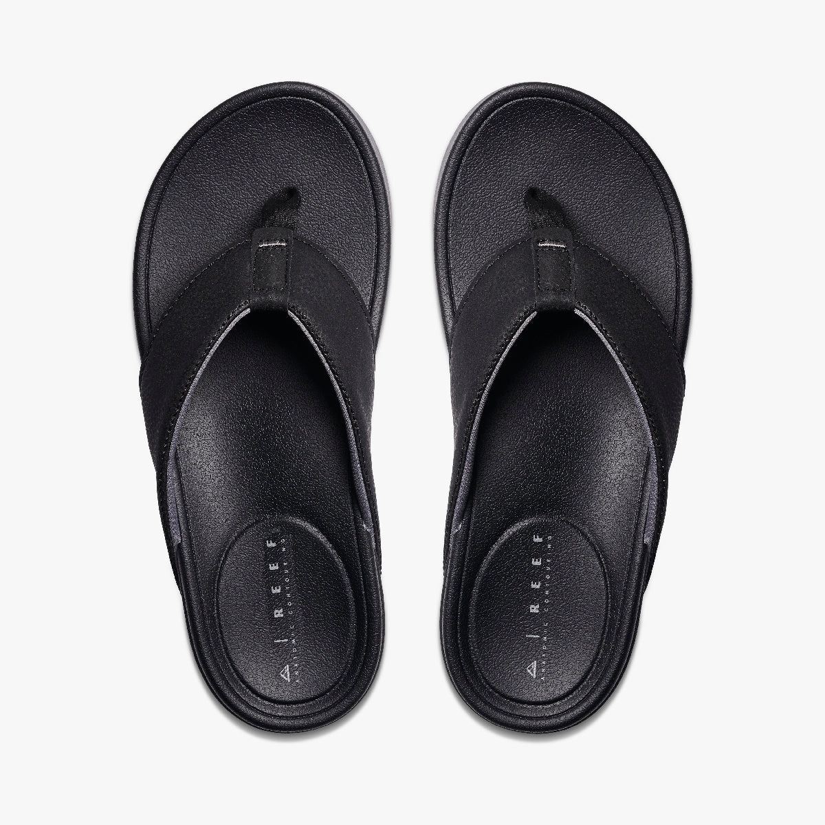 Sandals Church Riverside Ca REEF Cushion Bonzer Sandal-Black/Gum