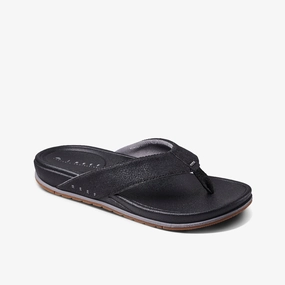 REEF Cushion Bonzer Sandal-Black/Gum Sarto Sandals