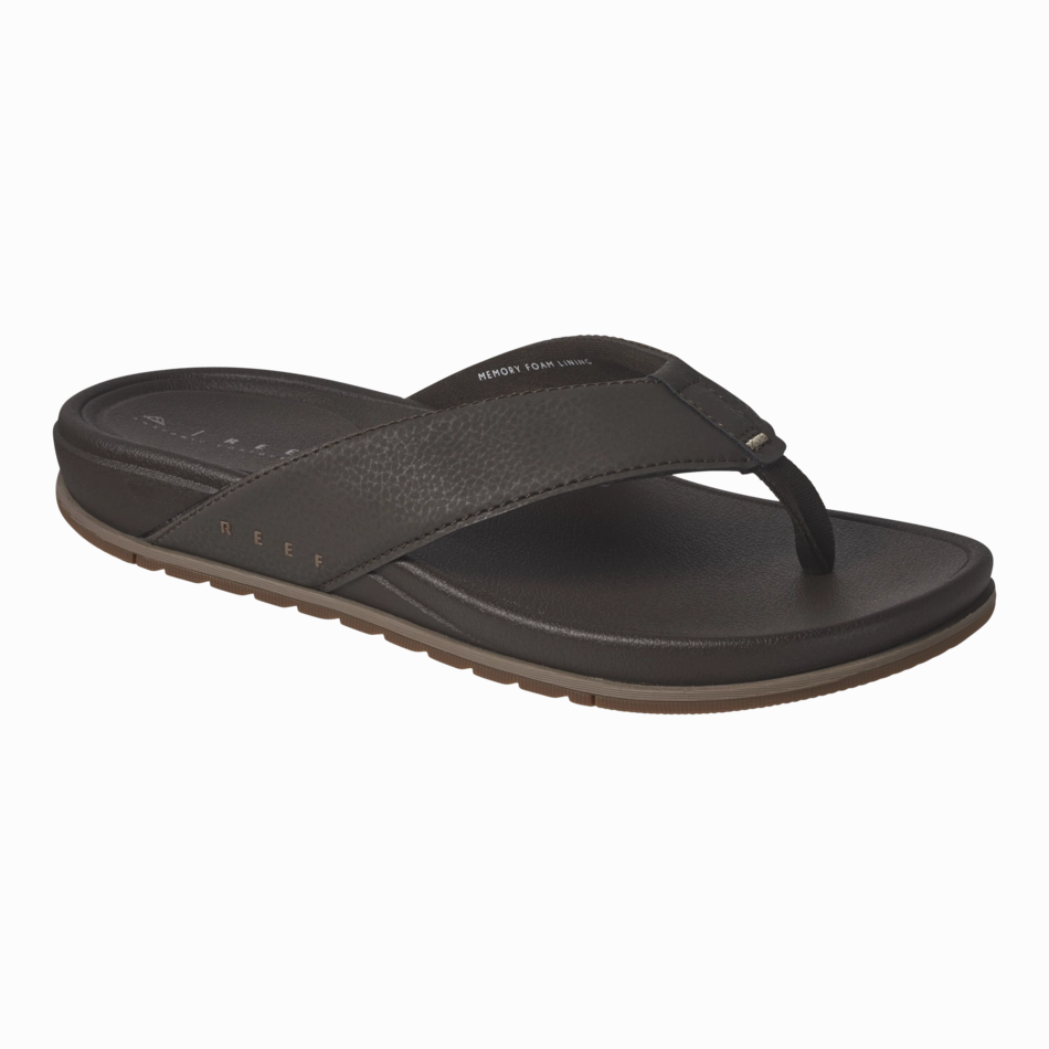 REEF Cushion Bonzer Sandal-Brown High Heeled Sandals