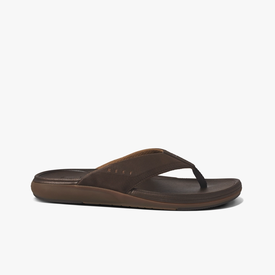 REEF Cushion Norte Sandal-Dark Brown Toddler Sandals With Straps