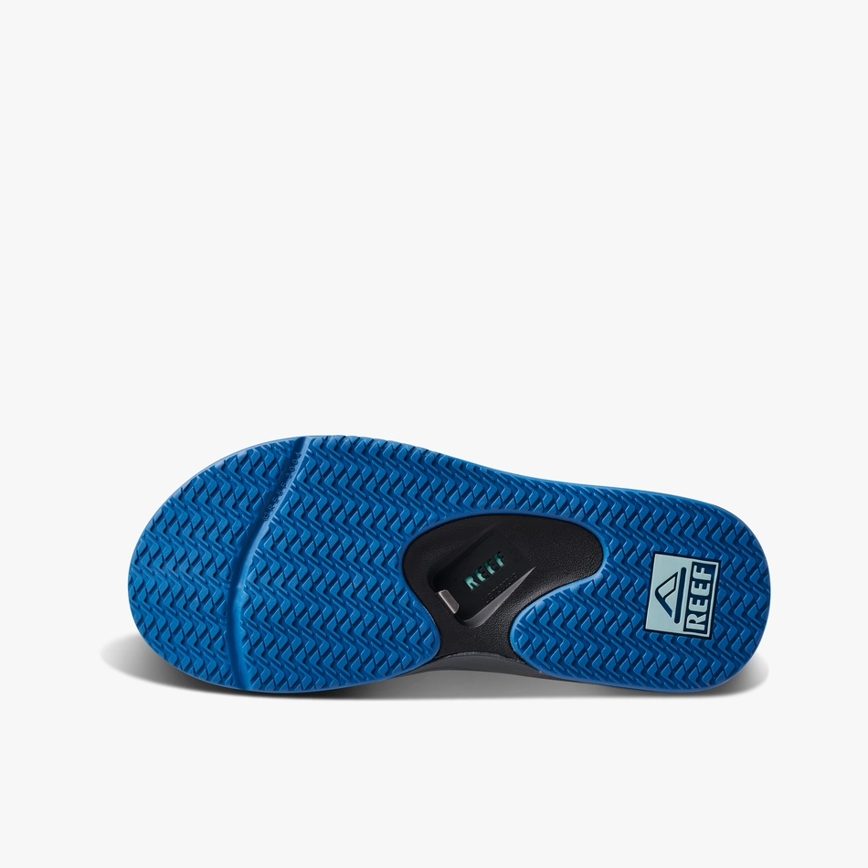 REEF Fanning Sandal-Gunmetal/Ocean Polo Ralph Lauren Slide Sandals
