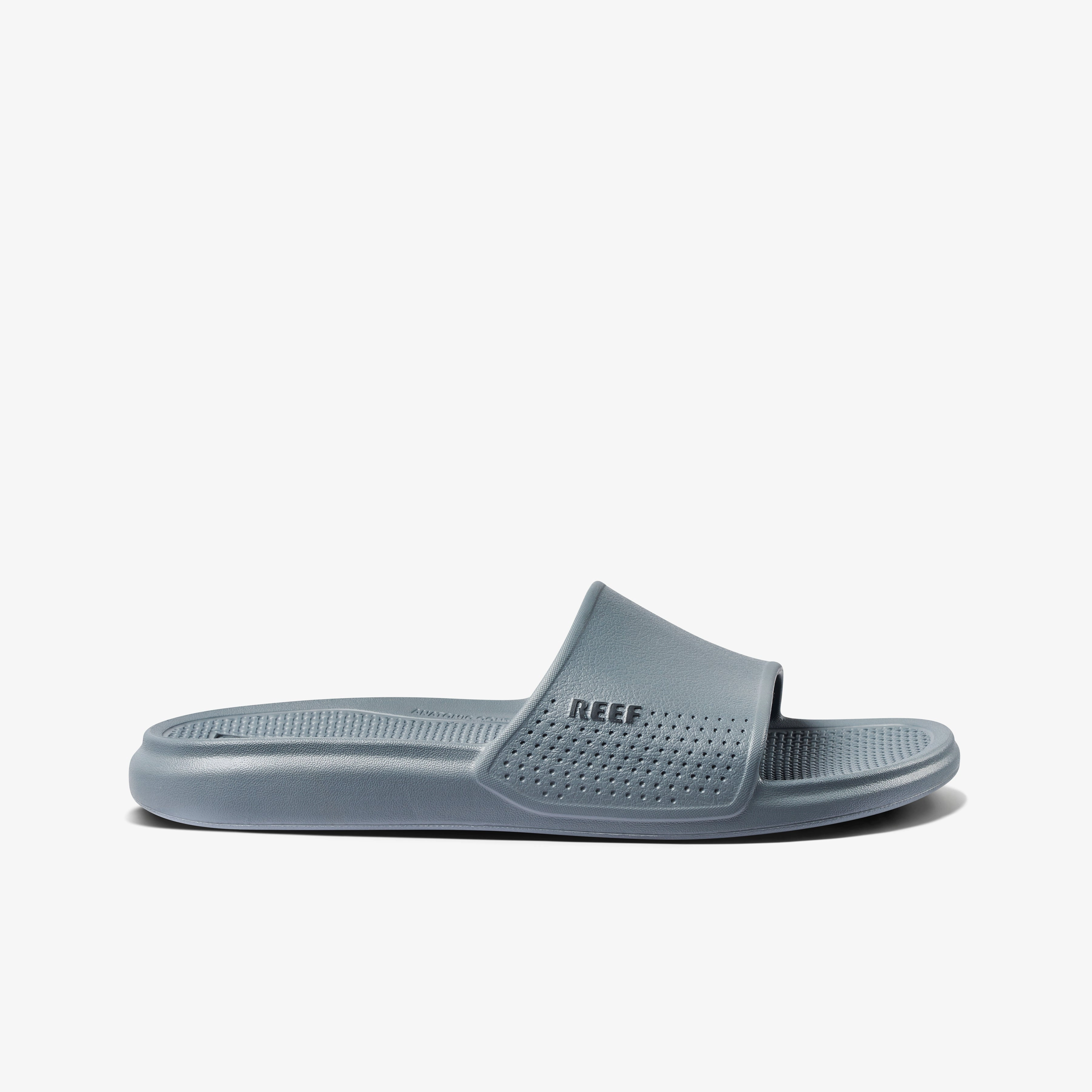 REEF Oasis Slide Sandal-Grey Wedge Sandals Dressy